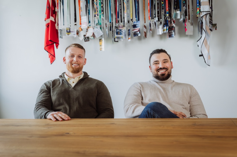 Jakob Spelge und Malte Schlottau, Geschäftsführer der KW Gruppe